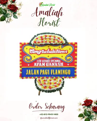 Bunga Papan Congratulation di Ciwaduk